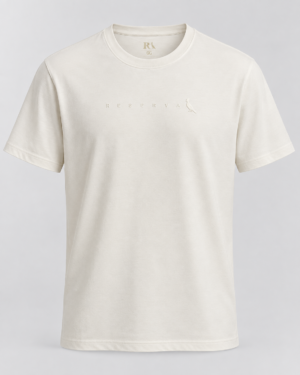 Camiseta Reserva Off-White com Logo Tonal – Tamanho GG Malha Prima chinesa