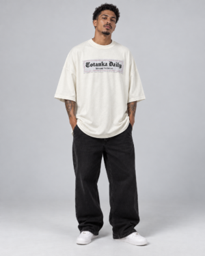 T-Shirt Oversized Totanka Daily Dreamer Off-White – Tamanho GG