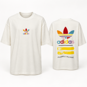 Camiseta Adidas Oversized Pharrell Williams Suedine Pro Off-White – Tamanho G