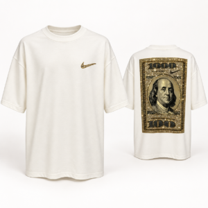 Camiseta Nike Oversized Money Gold Suedine Pro Off-White