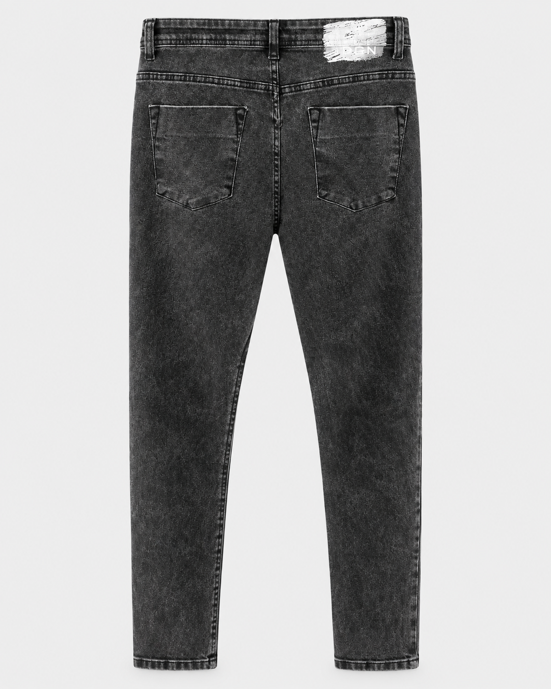 Calça Jeans DGN Skinny Black Marmorizada – Tamanho 42 - Imagem 2