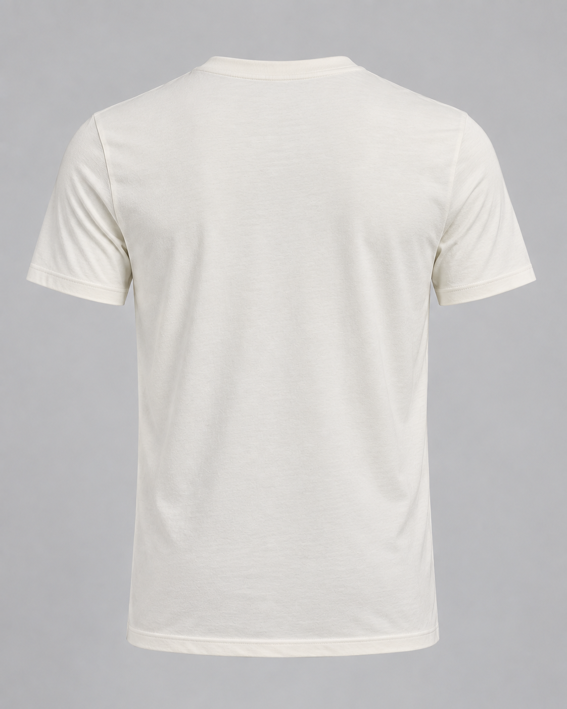 T-Shirt Básica Armani Exchange em Malha Prima Chinesa Off-White – Tamanho P - Imagem 2