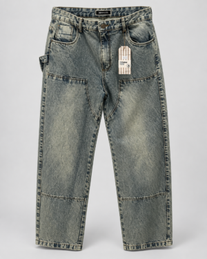 Calça Jeans Denim & Co Baggy Carpenter Tamanho (42)