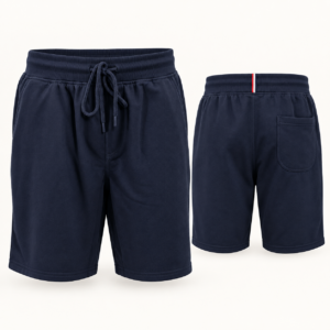 Bermuda Tommy Hilfiger em Moletinho com Elastano – Azul-Marinho