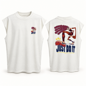 Camiseta Machão Nike Oversized Just Do It Off-White – Tamanho G