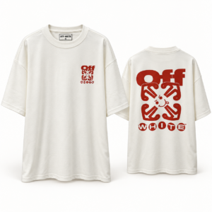 Camiseta Off-White Oversized Arrows Suedine Pro Off-White – XL