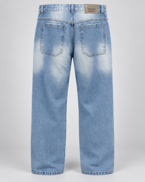 Calça Jeans Denim & Co Baggy Carpenter Estonada – Tamanho 40