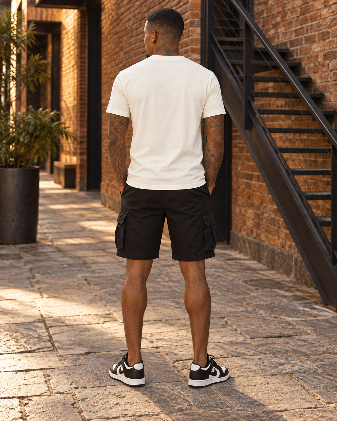Camiseta Reserva Off-White com Logo Tonal – Tamanho GG Malha Prima chinesa - Imagem 4