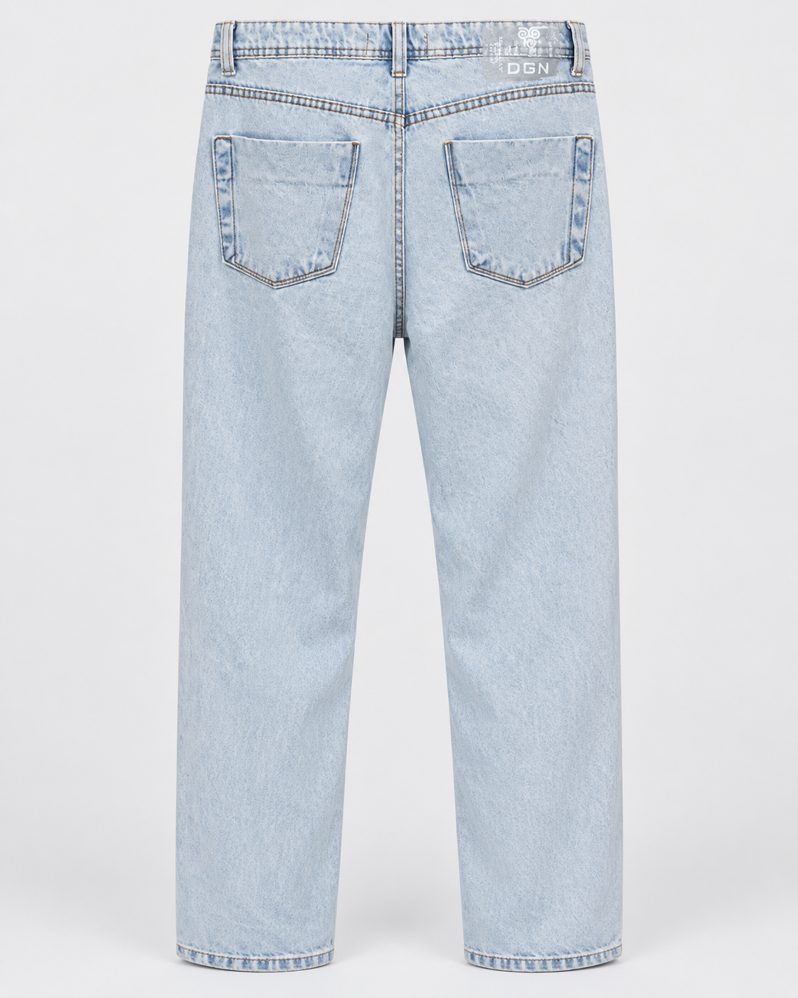 Calça Jeans DGN Street Clara Marmorizada – Tamanho 42 - Imagem 2