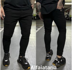 Calça Masculina DGN Alfaiataria Skinny Preta – Tamanho 40