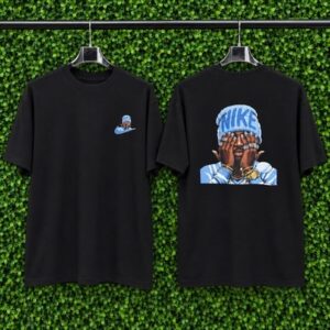 Camiseta Oversized Nike Preta Estampa Basketball – Tamanho G